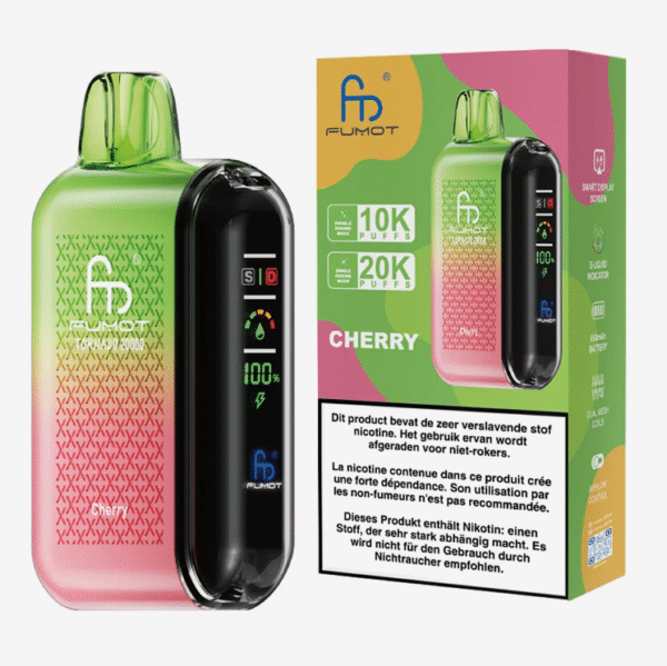 Fumot Tornado 20000 puffs Disposable E Cigarettes vape  850mAh  2% 5%  30 Flavors 20K puffs