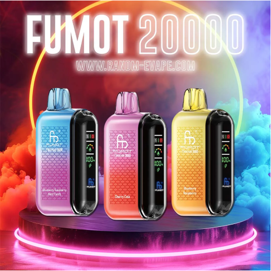 Fumot Tornado 20000 puffs Disposable E Cigarettes vape  850mAh  2% 5%  30 Flavors 20K puffs