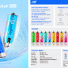 JNR Shisha  Hookah Max 22K puffs Disposable E Cigarettes vape  1100mah 2% 5%  15 Flavors 22000 puffs