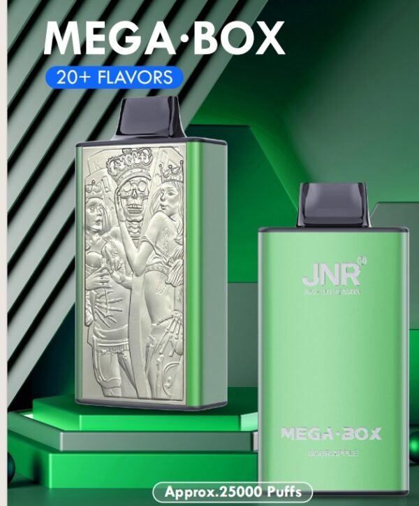 JNR Mega Box 25000 puffs Disposable E Cigarettes vape  850mah 2% 5%  20 Flavors 25K puffs