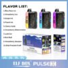 02 ELF BOX PULSE X 25K puffs Disposable E Cigarettes vape 650mah 0/2/3/5% 10 Flavors 25000 puffs