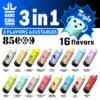 Bang king 85K 3in1 85K puffs Disposable E Cigarettes vape 600mah 21x3ml 0/2/3/5% 16 Flavors 85000 puffs