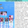10b9659a4933a4899b0454792d5546b Vapme Crystal Twins 20K puffs Disposable E Cigarettes vape 1.0ohm 2%  20 Flavors 20000 puffs