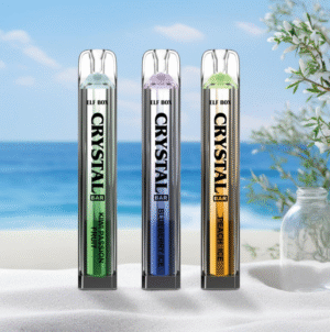 1748835868713 ELF BOX CRYSTAL BAR 600 puffs Disposable E Cigarettes vape 500mah 0/2/5% 10 Flavors 1.6ohm