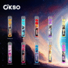1748845618247 OKSO Crystal bar 800 puffs Disposable E Cigarettes vape 400mah 0/2/3/5% 10 Flavors RGBLED