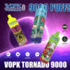 VOPK Tornado 9000 puffs Disposable E Cigarettes vape 600mah 18ml 5% 10 Flavors 9k puffs