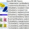 Bang DE 60K puffs Disposable E Cigarettes vape 60ML 850mah 0/2/3/5% 12 Flavors 60000 puffs