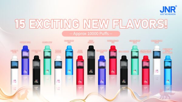 2025.05.06 FOX 海报2-英语 JNR Fox 10000 puffs Disposable E Cigarettes vape 800mah 2+10ml 2% 15 Flavors 10K puffs