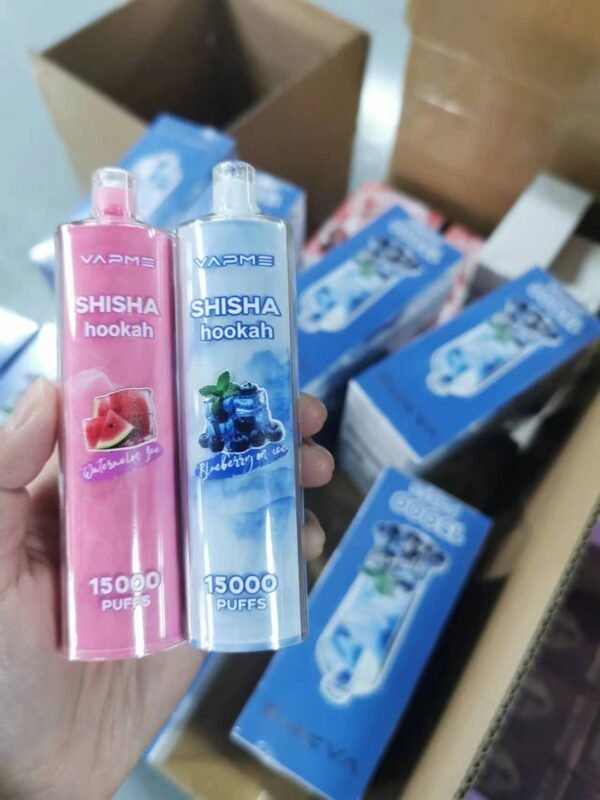222 Vapme Shisha 15000 puffs Disposable E Cigarettes vape 650mah 2% 24 Flavors 15K puffs