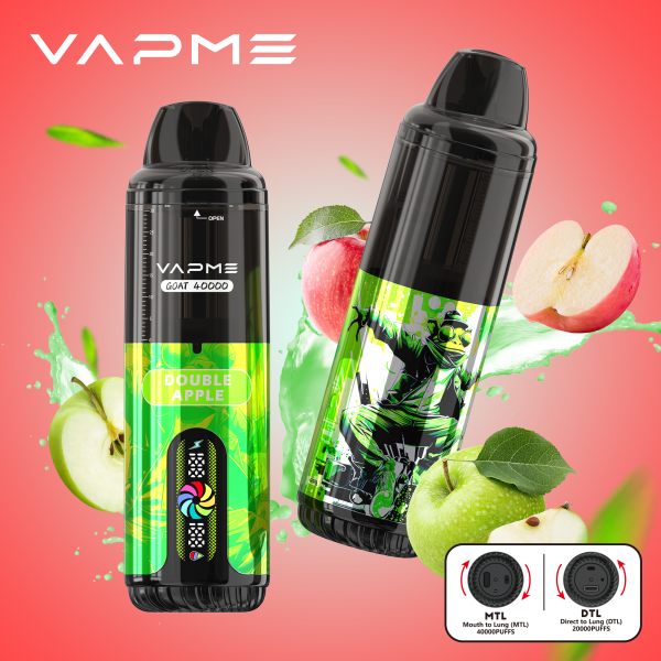235d0fb4c0126c395a866ab6a902fa1e Vapme GOAT 40000  puffs Disposable E Cigarettes vape 850mah 0% 2% 10 Flavors 40K puffs