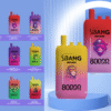 Bang Leader 80K puffs Disposable E Cigarettes vape 850mah Three flavors 0/2/3/5% 12 Flavors 80000 puffs