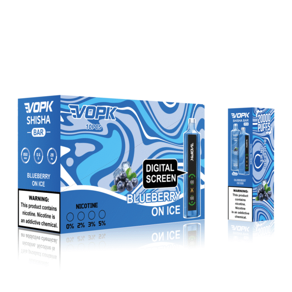 VOPK-SHISHA Bar 20K puffs Disposable E Cigarettes vape 850mah 28ML 2% 10 Flavors 20000 puffs