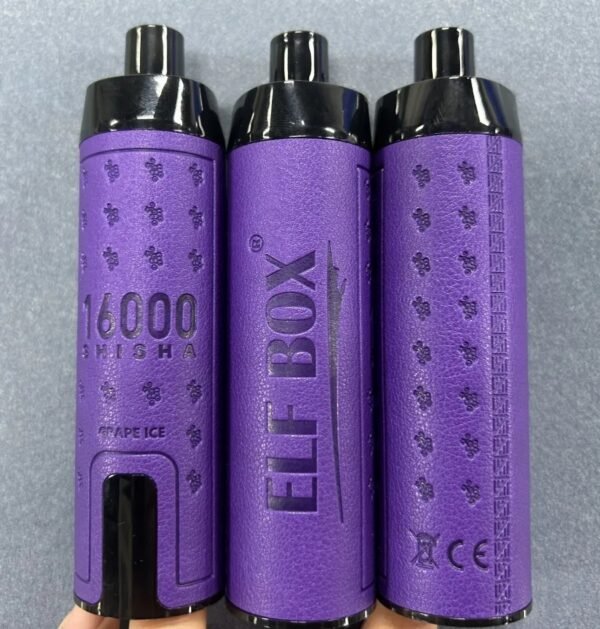 5 ELF BOX SHISHA 16000 puffs Disposable E Cigarettes vape 600mah 0/2/3/5% 12 Flavors 16K puffs