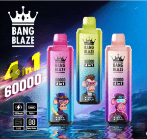 Bang Blaze 60K 4in1 flavors 60000 puffs Disposable E Cigarettes vape 650mah 0/2/3/5% 12 Flavors