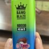 Bang Blaze 60K 4in1 flavors 60000 puffs Disposable E Cigarettes vape 650mah 0/2/3/5% 12 Flavors