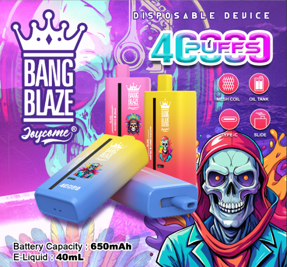 Bang Blaze 40K puffs Disposable E Cigarettes vape Double flavor 650mah 0/2/3/5% 32 Flavors 40000 puffs