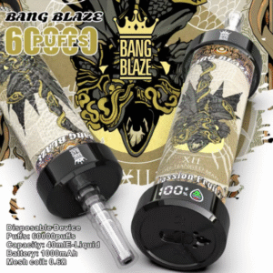 Bang Blaze 60K puffs Disposable E Cigarettes vape 40ml 1000mah 0/2/3/5% 12 Flavors 60000 puffs
