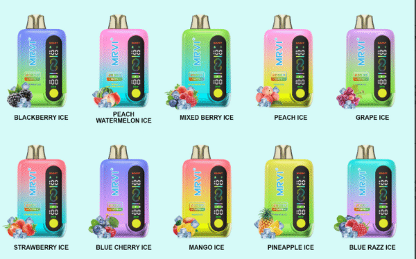 MRVI 20000 MRVI 20000 puffs Disposable E Cigarettes vape 1000mah 25ml 2/5% 20K pu