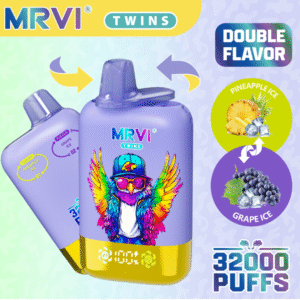 MRVI TWINS 32000 puffs Disposable E Cigarettes vape Double Flavors 40ml 2/5% 32K puffs