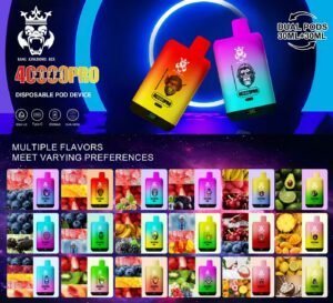 Bang king 40000 puffs Disposable E Cigarettes vape Double flavor 650mah 0/2/3/5% 12 Flavors 40K puffs