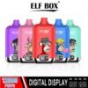 f41548ac9715e80b920087f5def3a52 ELF BOX Digital 12000 puffs Disposable E Cigarettes vape 500mah 0/2/3/5% 20 Flavors 20K puffs