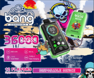 Bang 36K puffs Disposable E Cigarettes vape 850mah 36ml 0/2/3/5% 12 Flavors 36000 puffs