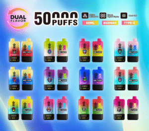 Bang king 50K puffs Disposable E Cigarettes vape Double flavors 50ml 850mah 0/2/3/5% 12 Flavors 50000 puffs