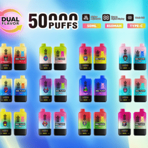 Bang king 50K puffs Disposable E Cigarettes vape Double flavors 50ml 850mah 0/2/3/5% 12 Flavors 50000 puffs