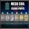 Bang king 15K Disposable E Cigarettes vape 550mah 25ml 0/2/3/5% 1.0ohm 15K puffs