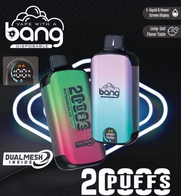 Bang 20000 puffs Disposable E Cigarettes vape 28ml 1000mah 0/2/3/5% 20K puffs
