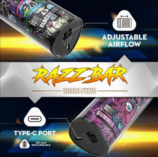1752302959749 Razz Bar 30000 puffs EU warehouse Ship Disposable E Cigarettes vape 650mah 16 Flavors 30K puffs