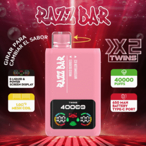 Razz Bar 40000 puffs EU warehouse Ship Disposable E Cigarettes vape 650mah Double Flavors 40K puffs