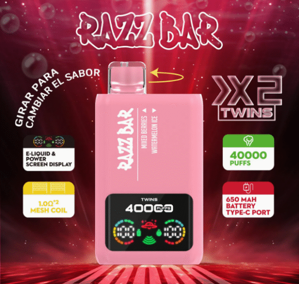 1752303191108 Razz Bar 40000 puffs EU warehouse Ship Disposable E Cigarettes vape 650mah Double Flavors 40K puffs