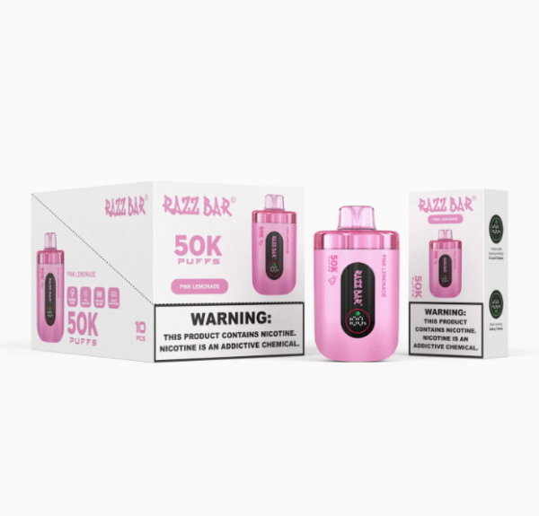 1752304054082 Razz Bar 50000 puffs Disposable E Cigarettes vape 650mah 16 Flavors 50K puffs