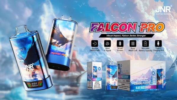 bc3bed5a690cbf06f4c1c1b5ba62394 JNR Falcon Pro 28K puffs Disposable E Cigarettes vape 950mah 30ml 20 Flavors 28000 puffs