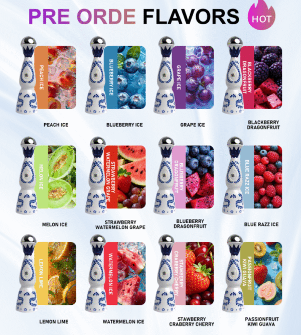 5b6451de-0438-4ed9-9e49-1b94cbddfb96 HUMO AZUL 24000 puffs Disposable E Cigarettes vape 12 Flavors 24K puffs