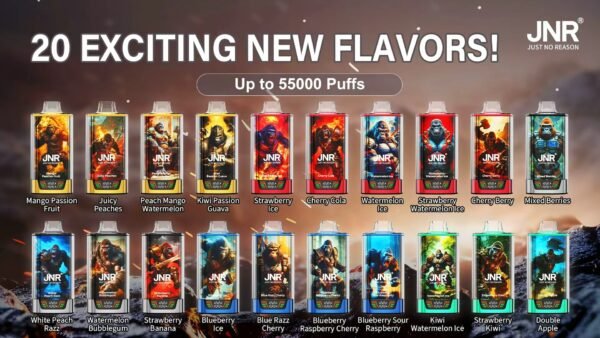 804db87afa8b7bc6b50204633d5ab034 JNR Rage Gorilla 55k puffs Disposable E Cigarettes vape 950mah 42ml 20 Flavors 55000 puffs