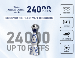 HUMO AZUL 24000 puffs Disposable E Cigarettes vape 12 Flavors 24K puffs